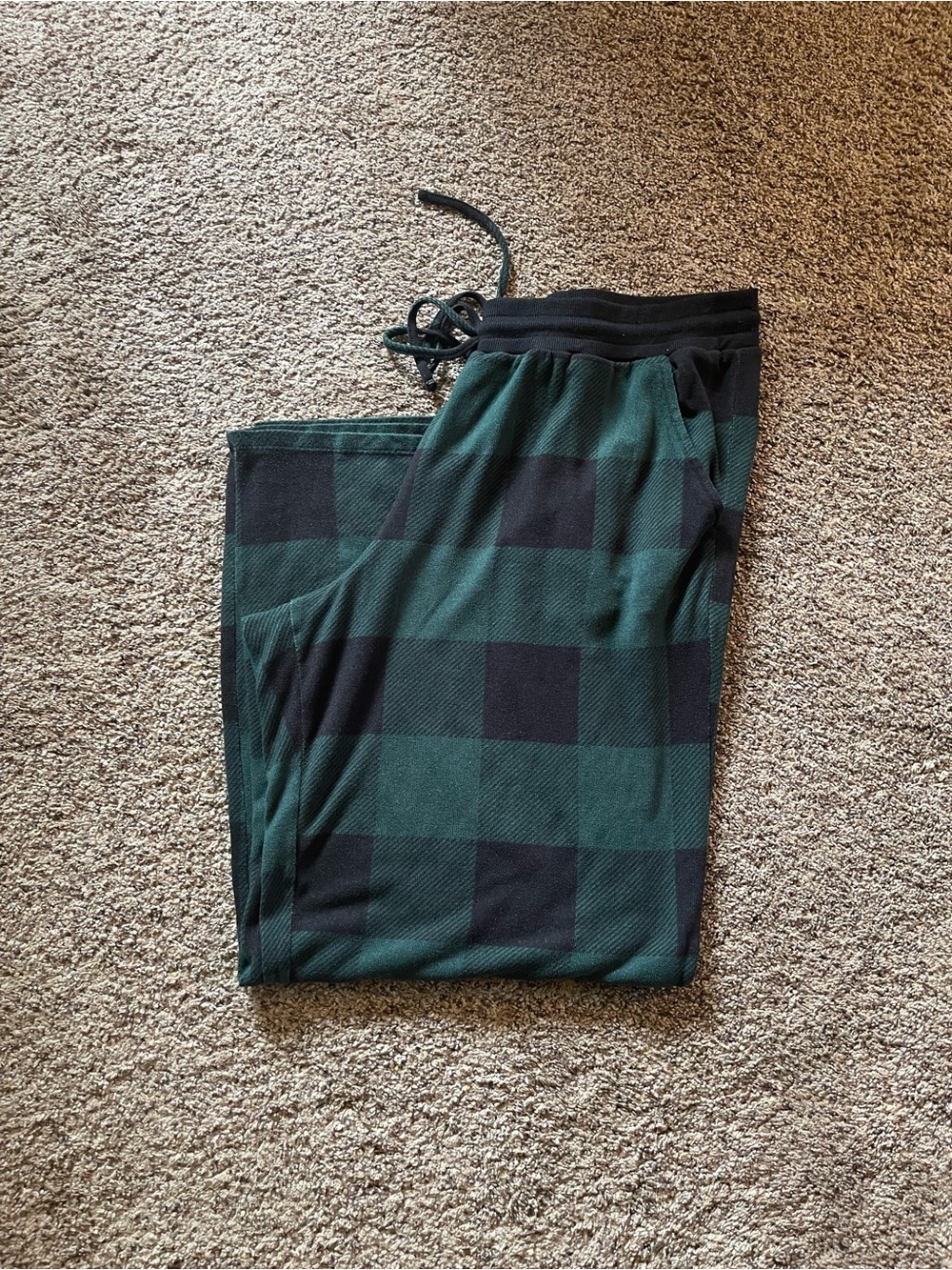 Maurices Black and Green Sleep Pants